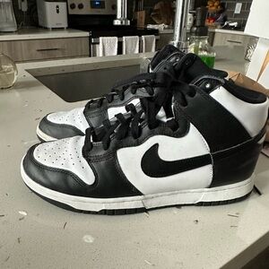 Nike high top pandas